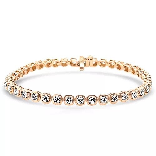 https://www.simonsjewelers.com/upload/product/3.70ctw Rose Gold Bezel Set Diamond Bracelet
