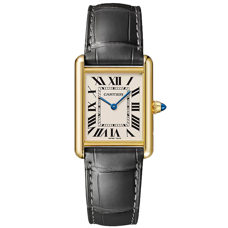 Tank Louis Cartier Watch, Large Model, Quartz Movement, Yellow